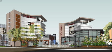 探索精品现代商业街设计 从草图大师模型下载到创意实现